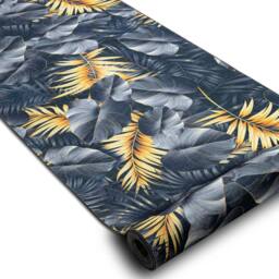 RugsX Anti-Slip Lotus Runner in Grey - Size: 60 cm x 250 cm - thumbnail 2