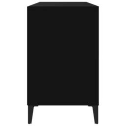 Berkfield Home Shoe Cabinet Black 102x36x60 cm Engineered Wood - Size: 102 x 36 x 60 cm - thumbnail 6
