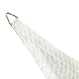 Berkfield Home Sunshade Sail HDPE Triangular 3.6x3.6x3.6 m White - thumbnail 3
