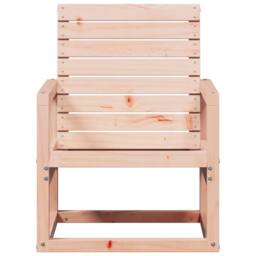 Berkfield Home Garden Chair 57.5x63x76 cm Solid Wood Douglas in Light Tan - thumbnail 4