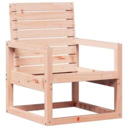 Berkfield Home Garden Chair 57.5x63x76 cm Solid Wood Douglas in Light Tan - thumbnail 1