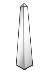 MirrorOutlet Black Metal Edged Mirrored Ornament (150CM X 30CM X 30CM) - Size: 1 Pack - thumbnail 3