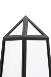 MirrorOutlet Black Metal Edged Mirrored Ornament (150CM X 30CM X 30CM) - Size: 1 Pack - thumbnail 5