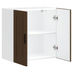 Berkfield Home Kitchen Wall Cabinet Porto Brown Oak Engineered Wood - thumbnail 5