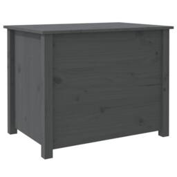 Berkfield Home Beautiful Coffee Table Grey 71x49x55 cm Solid Wood Pine - Size: 71 x 49 x 55 cm - thumbnail 9