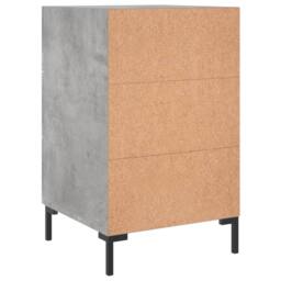 Berkfield Home Bedside Cabinet Concrete Grey 40x40x66 cm Engineered Wood - Size: 40 x 40 x 66 cm - thumbnail 8