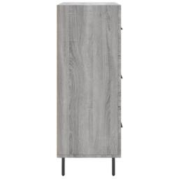 Berkfield Home Sideboard Grey Sonoma 69.5x34x90 cm Engineered Wood - thumbnail 7