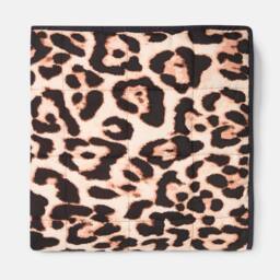 OHS Leopard 8kg Weighted Blanket Sensory Sleep Therapy Quilted Throw in Brown - Size: 150 cm × 200 cm - thumbnail 3