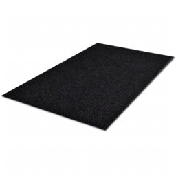 Berkfield Home Door Mat 90 x 150 cm Black PVC - thumbnail 3