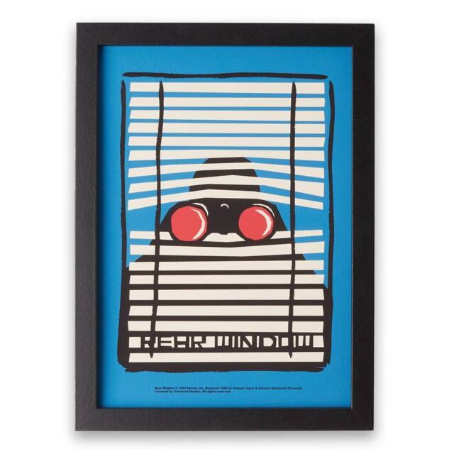 Alfred Hitchcock Rear Window Focused Giclee Art Print - Size: A2