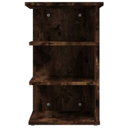 Berkfield Home Side Cabinet Smoked Oak 35x35x55 cm Engineered Wood in Brown - Size: 35 x 35 x 55 cm - thumbnail 5