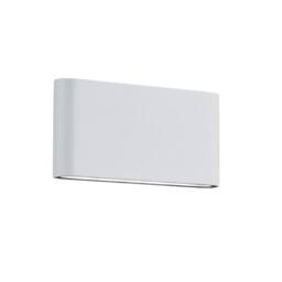 Netlighting Thames Ii Modern 17cm 2 Light Outdoor Up Down Wall Lamp White IP54 - thumbnail 1