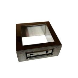 Nes Home Chrome Wall Mounted Soap Dispenser in Silver - thumbnail 4