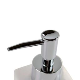 Nes Home Chrome Wall Mounted Soap Dispenser in Silver - thumbnail 3