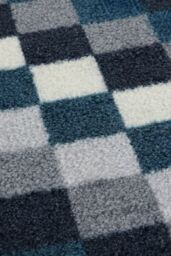 JVL Mega Machine Washable Doormat 50 x 75 cm Pixels in Blue - Size: 50 cm x 75 cm - thumbnail 3
