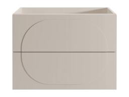 Vente-unique Wall-Hung Vanity Unit - Beige - 80 Cm - VUTOMA - thumbnail 4