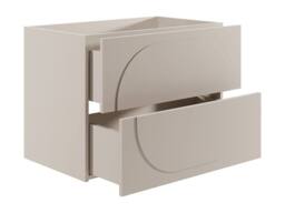 Vente-unique Wall-Hung Vanity Unit - Beige - 80 Cm - VUTOMA - thumbnail 6