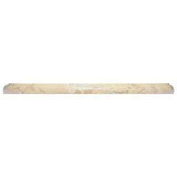 Berkfield Home Table Top Cream Ã˜40x2.5 cm Marble in Beige - Size: 40x2.5 cm