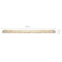 Berkfield Home Table Top Cream Ã˜40x2.5 cm Marble in Beige - Size: 40x2.5 cm - thumbnail 7