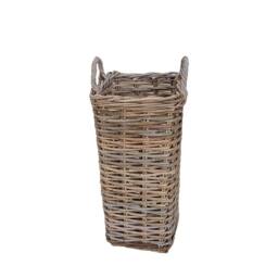 Dibor Traditional Natural Medium Rattan Umbrella Stand Basket H55 x W25cm - thumbnail 2