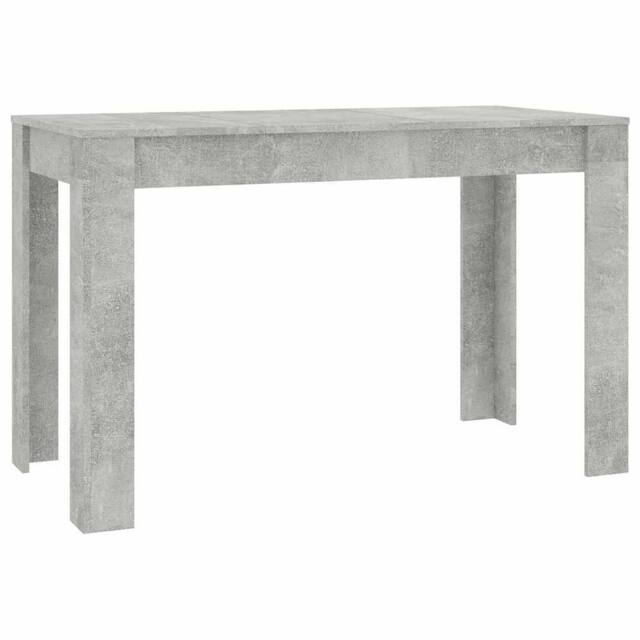 Berkfield Home Dining Table Concrete Grey 120x60x76 cm Engineered Wood - Size: 120 x 60 x 76 cm - image 1