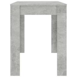 Berkfield Home Dining Table Concrete Grey 120x60x76 cm Engineered Wood - Size: 120 x 60 x 76 cm - thumbnail 5