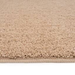 Kukoon Machine Washable Shaggy Rug Cream Beige Fluffy Bedroom Carpet Mat - Size: 80 cm x 150 cm - thumbnail 7