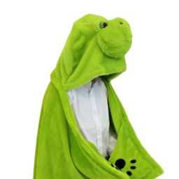 Noxxiez Turtle Hooded Animal Blanket in Green - thumbnail 2