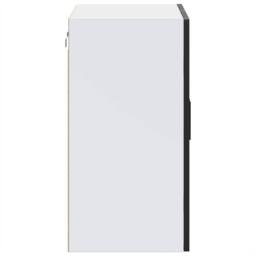 Berkfield Home Kitchen Wall Cabinet with Glass Door Porto Black - thumbnail 8