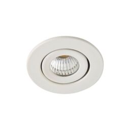 Netlighting LALO Tilt LED Indoor Recessed Tilt Matt White Paint & Clear Acrylic 4000K - thumbnail 3