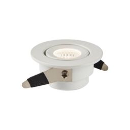 Netlighting LALO Tilt LED Indoor Recessed Tilt Matt White Paint & Clear Acrylic 4000K - thumbnail 6