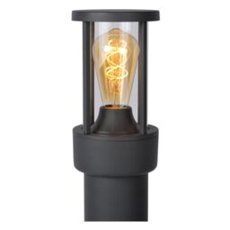 Lucide 'LORI' Non Dimmable Day Night Sensor Outdoor Bollard Light 1xE27 in Black - thumbnail 4