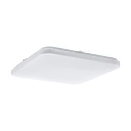 Loops Wall Flush Ceiling Light Colour White Shade White Plastic Bulb LED 33.5W