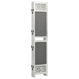 Berkfield Home 6-Panel Room Divider Grey 210x165 cm Fabric - thumbnail 3