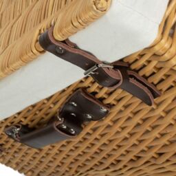 Red Hamper Wicker 60cm Cotton Lined Buff Wicker Basket in Natural - thumbnail 4