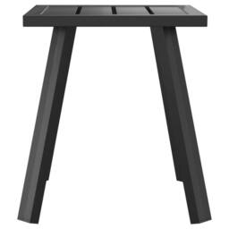 Berkfield Home Garden Table Anthracite 34x34x38 cm Steel in Black - Size: 34 x 34 x 38 cm - thumbnail 3