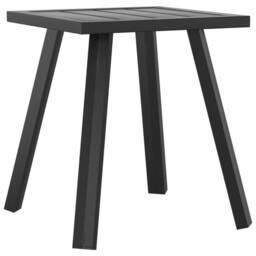 Berkfield Home Garden Table Anthracite 34x34x38 cm Steel in Black - Size: 34 x 34 x 38 cm - thumbnail 2