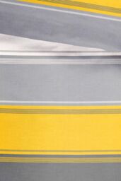Fusion 'Betley' Classic Wide Stripe Duvet Cover Set in Mustard - Size: Super King - thumbnail 2