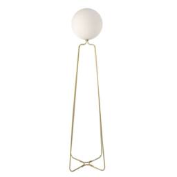 Angel Cerda Floor Lamp, Gold Steel & White Glass, 170 cm - thumbnail 2