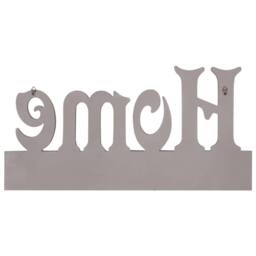 Berkfield Home Wall Mounted Coat Rack HOME 50x23 cm in White - thumbnail 3