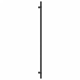 Berkfield Home Cabinet Handles 5 pcs Black 480 mm Stainless Steel - thumbnail 3