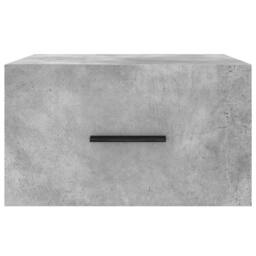 Berkfield Home Wall-mounted Bedside Cabinets 2 pcs Concrete Grey 35x35x20 cm - Size: 35 x 35 x 20 cm - thumbnail 6