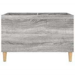 Berkfield Home Record Cabinet Grey Sonoma 74.5x38x48 cm Engineered Wood - thumbnail 5