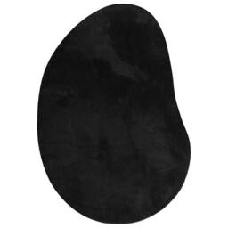 Berkfield Home Modern Area Rug Black 140x200 cm Polyester Non-Slip - Size: Medium - thumbnail 3