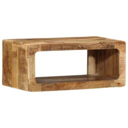 Berkfield Home Media Storage Cabinets & Racks Natural Mango Wood in Brown - thumbnail 3
