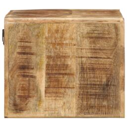 Berkfield Home Media Storage Cabinets & Racks Natural Mango Wood in Brown - thumbnail 5