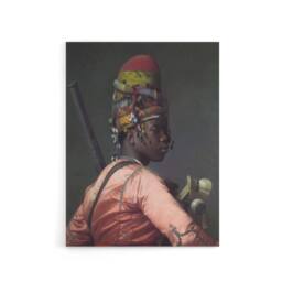 "Artery8 Jean Leon Gerome Bashi Bazouk Portrait Canvas Wall Art Print - Size: W18"" x H24""" - thumbnail 1