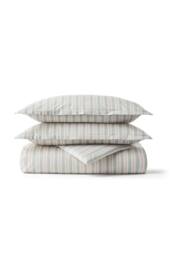 CHRISTY 'Calder Stripe' Heritage Inspired Cotton Percale Duvet Cover Set in Pink - Size: King - thumbnail 2
