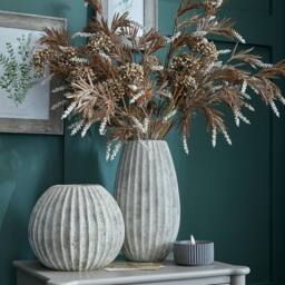 Lemon Pavilion Furniture and Decor Catania Medium Olpe Vase - Ceramic - L18 x W18 x H31 cm - Light Grey - thumbnail 5