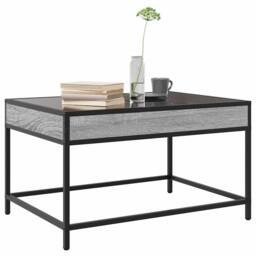 Berkfield Home Decorative Coffee Table with Infinity LED Grey Sonoma 70x50x41 cm - Size: 70 x 50 x 41 cm - thumbnail 5